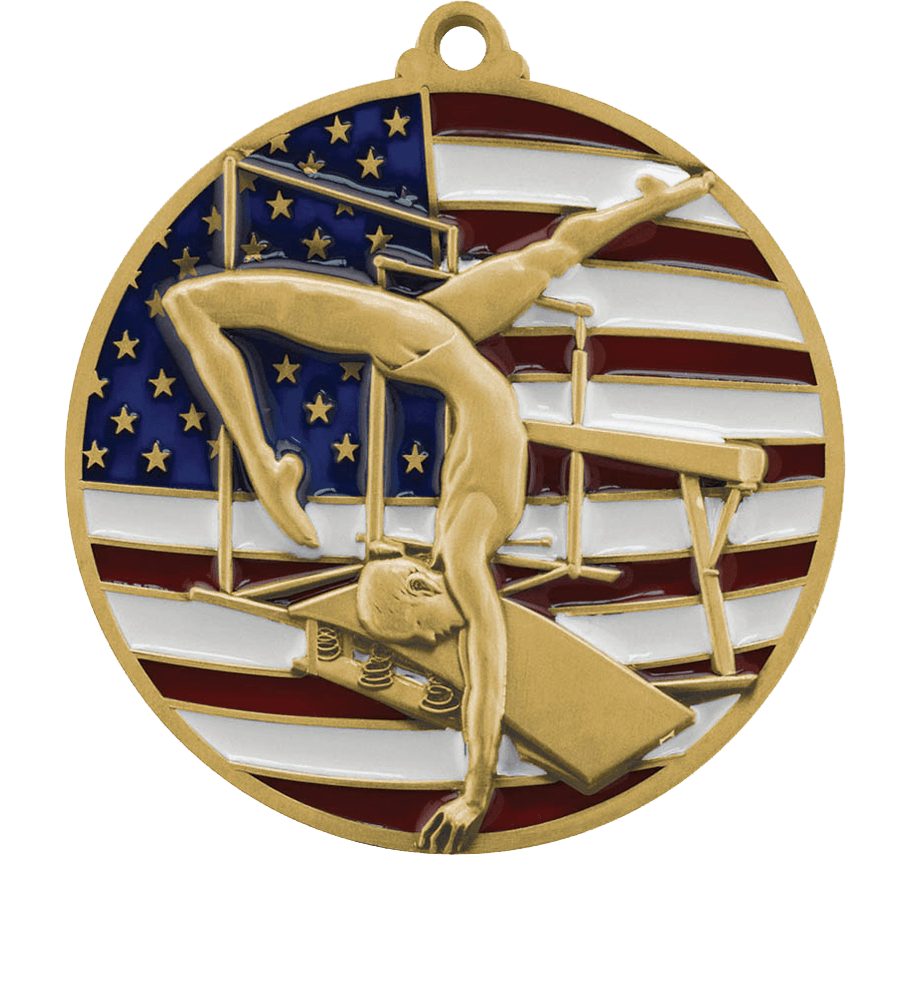 Gymnastics Silhouette Acrylic Trophy