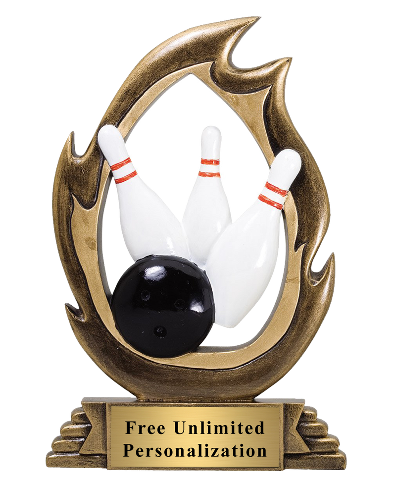 Flame Bowling Trophy