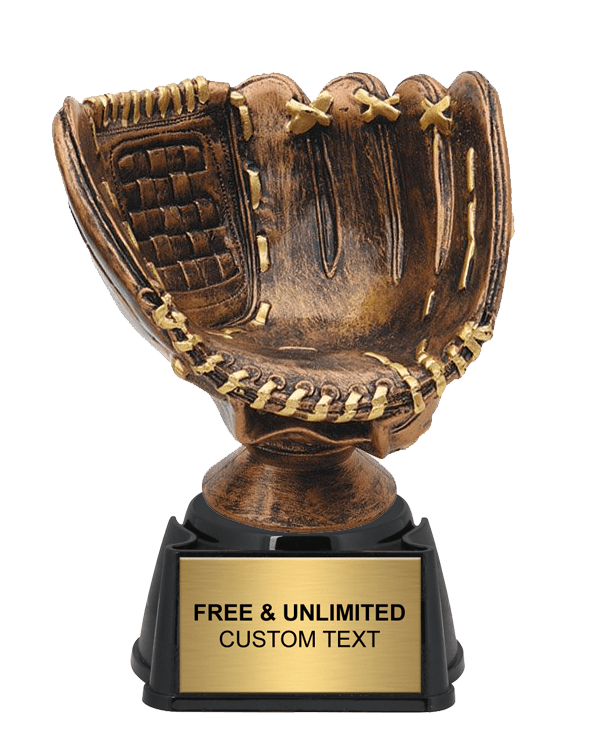 All Star Baseball Glove Trophy