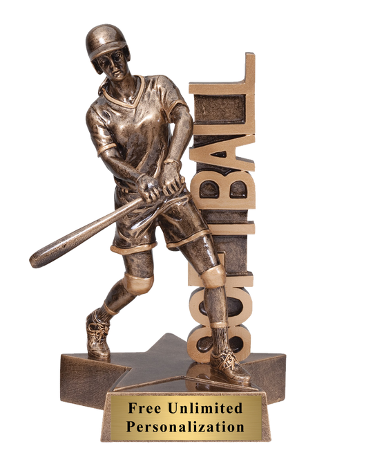 Billboard Female Softball Trophy