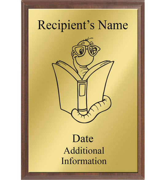 Reading Silhouette Plaque