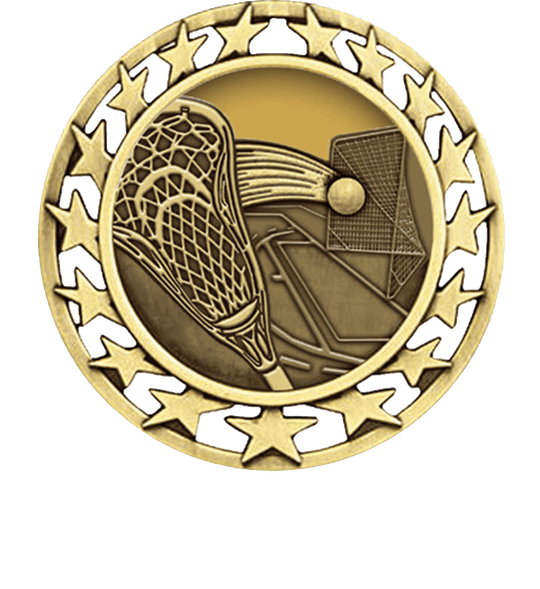 Star Circle Lacrosse Medal