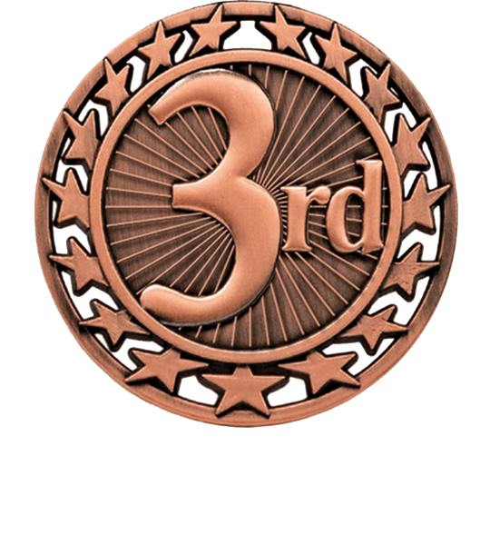 Star Circle 3rd Place Medal