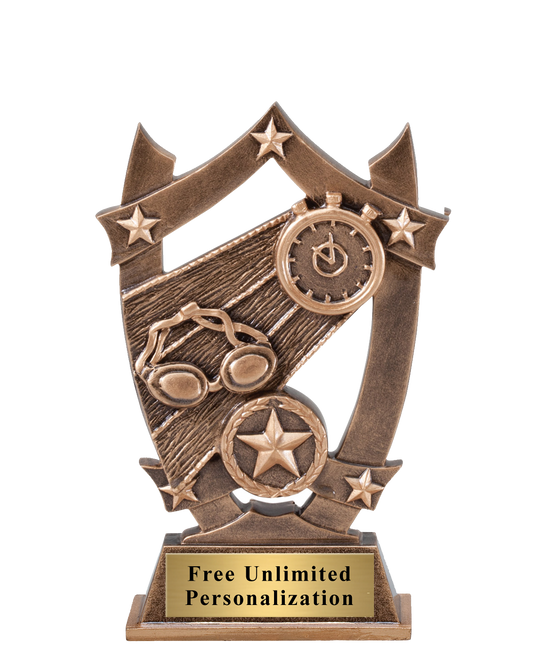 Star Shield Swimming Trophy