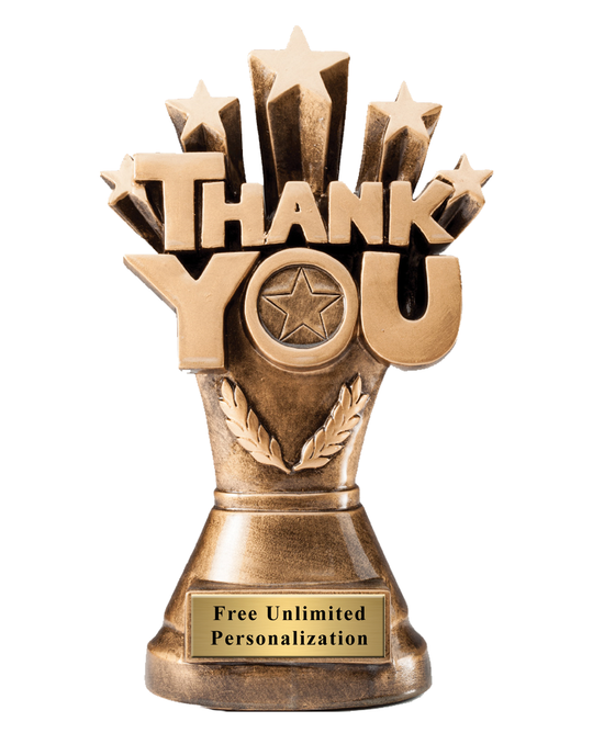 Shooting Star Thank You Trophy