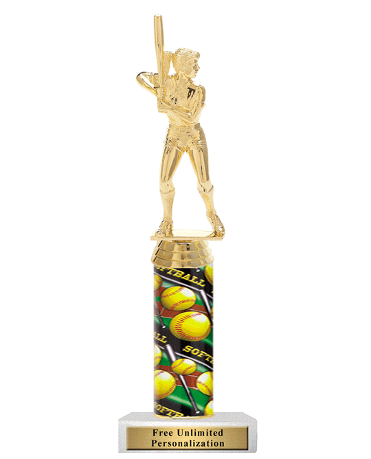 Softball Column Trophy
