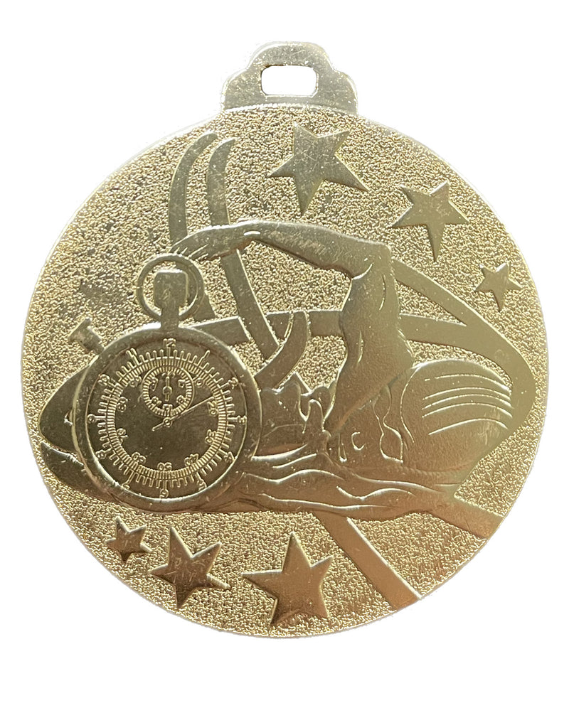 Gold Six Star Swimming Medal