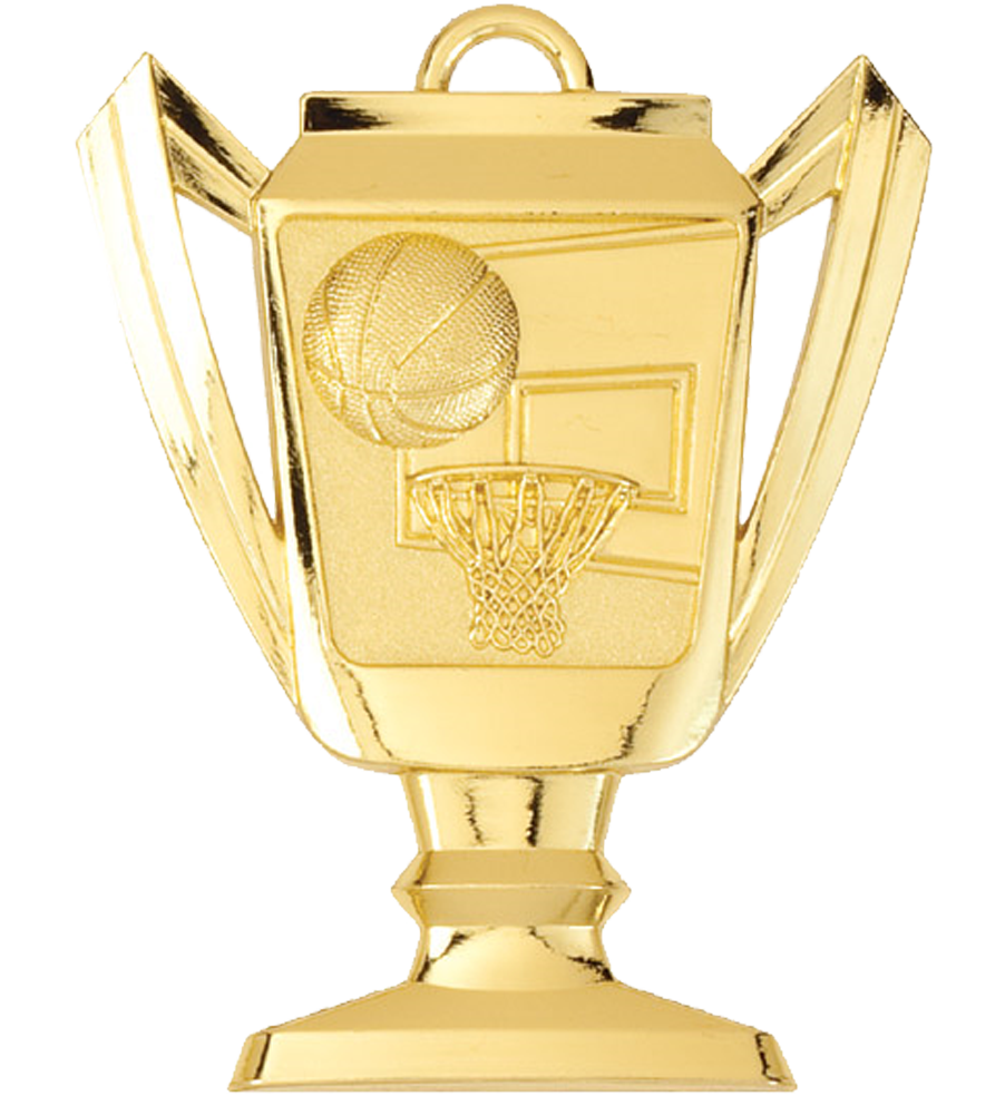 Basketball Trophy Medal