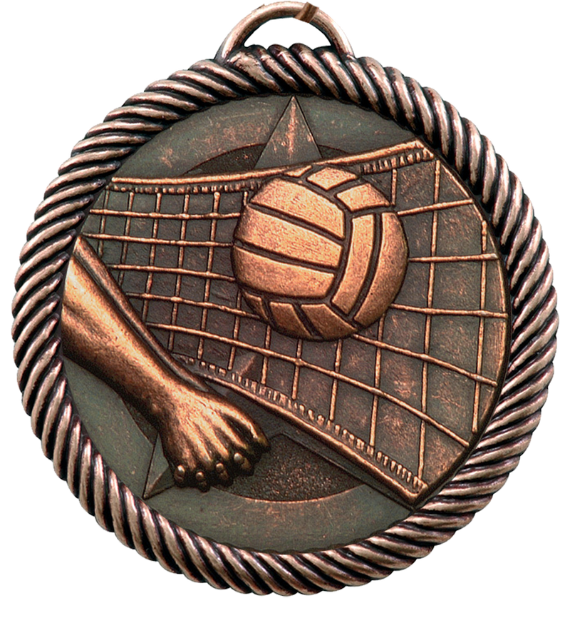Bronze Value Volleyball Medal