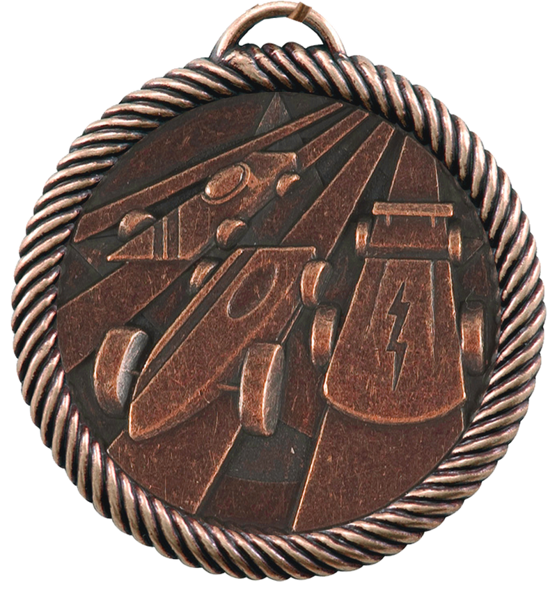 Bronze Value Pinewood Derby Medal