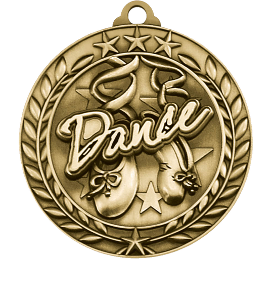Large Star Wreath Dance Medal