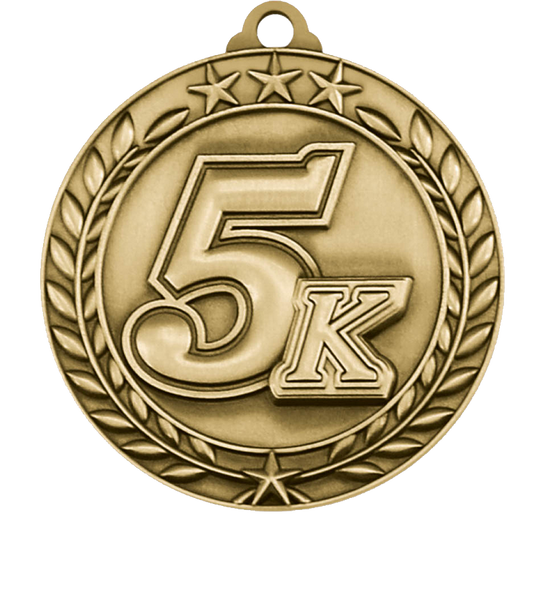 Large Star Wreath 5K Medal
