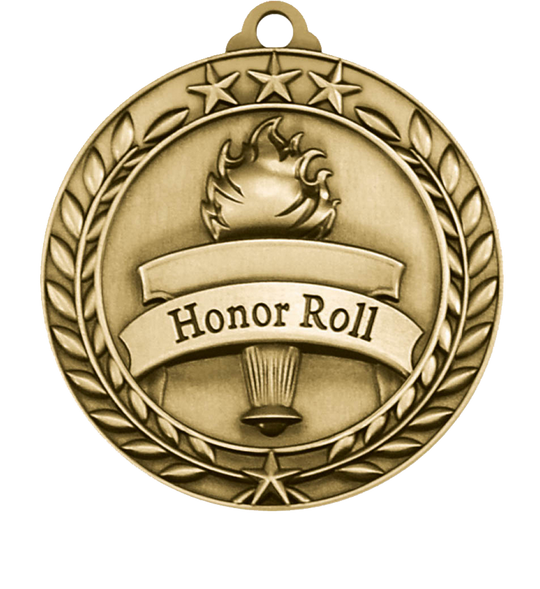 Large Star Wreath Honor Roll Medal