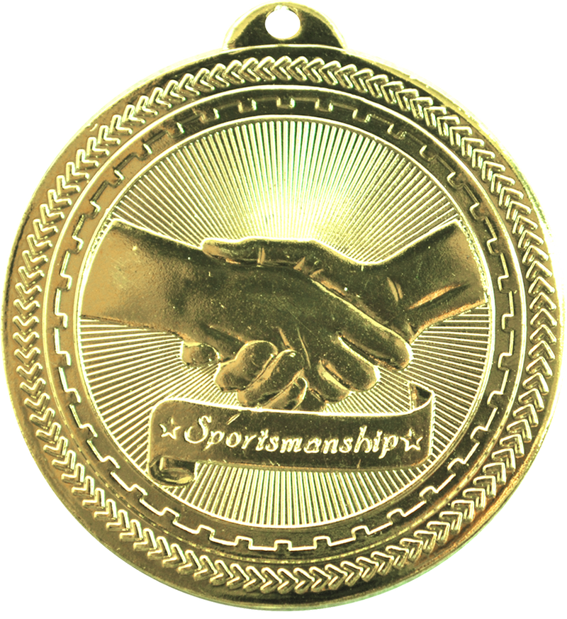 Gold BriteLazer Sportsmanship Medal