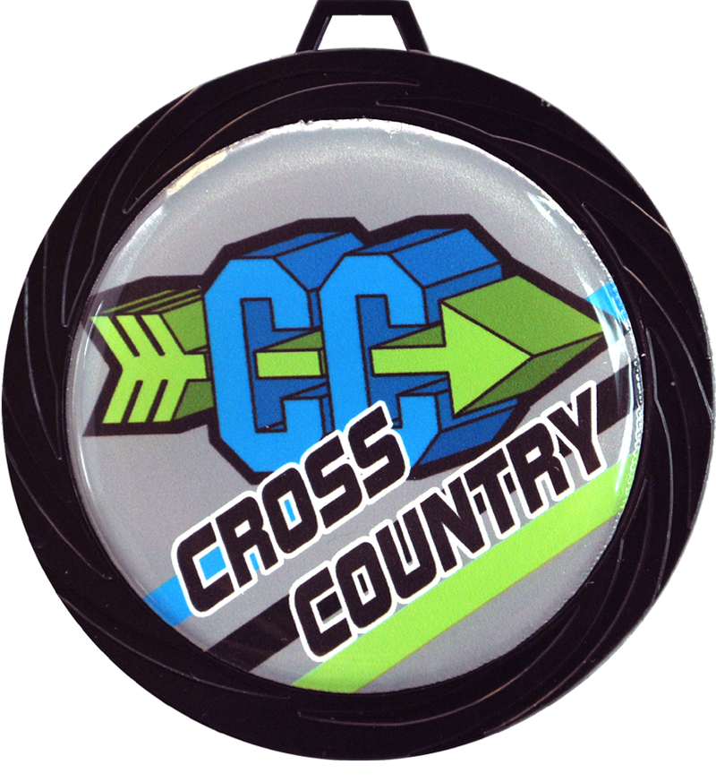 Black Lazer Cross Country Medal