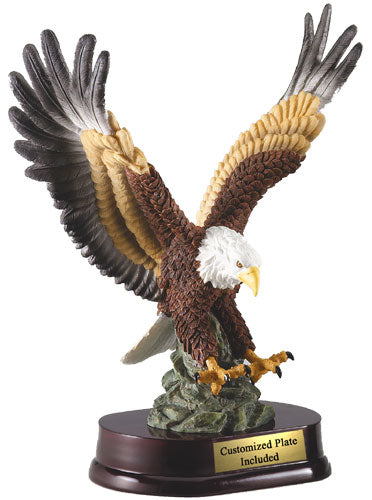Hand Painted Eagle In Flight Award