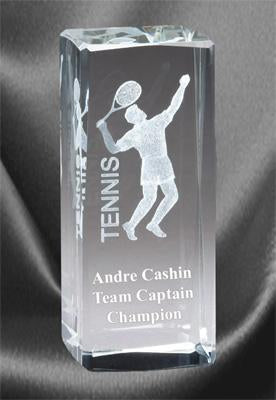 3D Tennis Sports Crystal – Male
