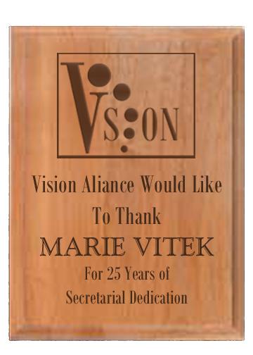 Genuine Red Alder Plaque