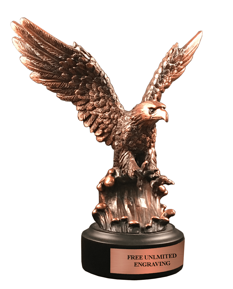 Bronze Cast Metal Finish Eagle Award