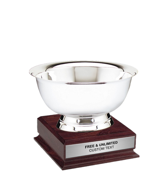 Revere Bowl on Cherry Base