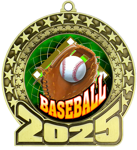 2025 Baseball Insert Medal