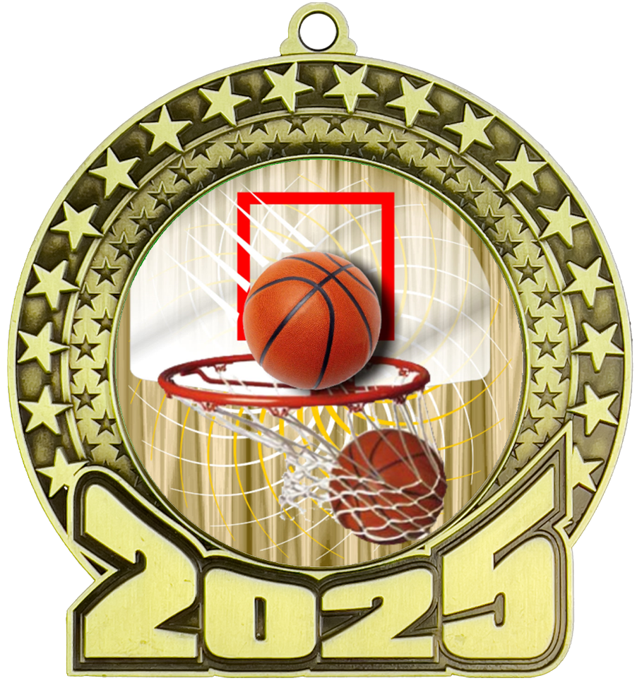 2025 Basketball Insert Medal