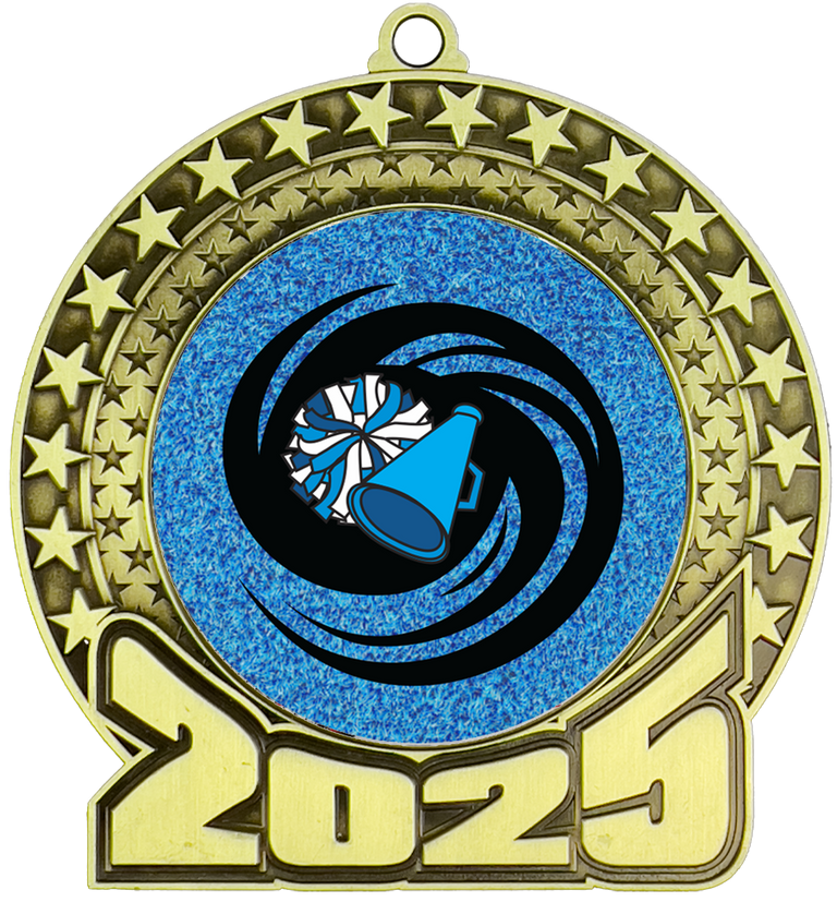 2025 Cheer Insert Medal