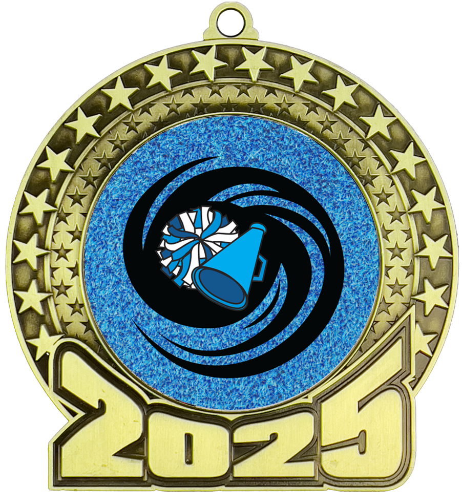 2025 Cheer Insert Medal