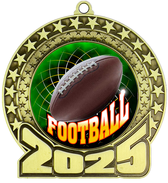 2025 Football Insert Medal