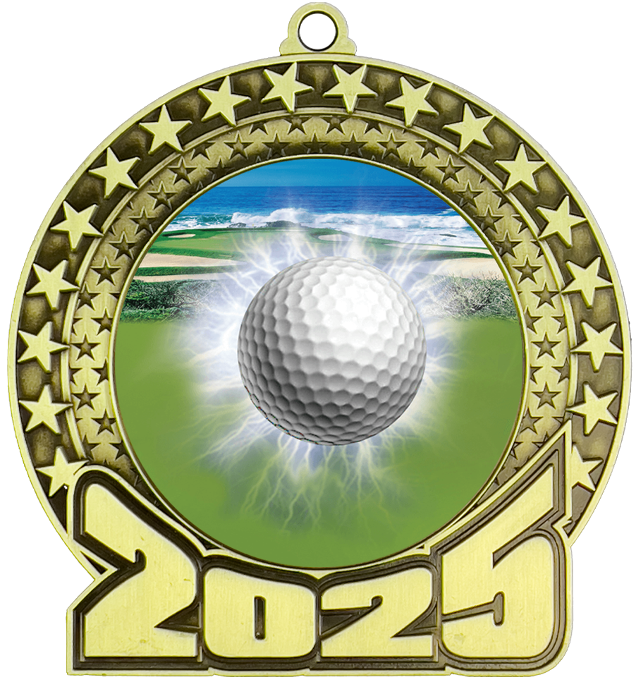 2025 Golf Insert Medal