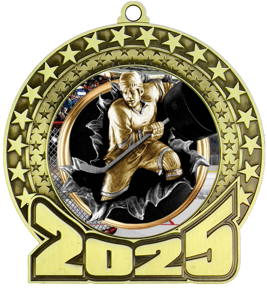 2025 Hockey Insert Medal