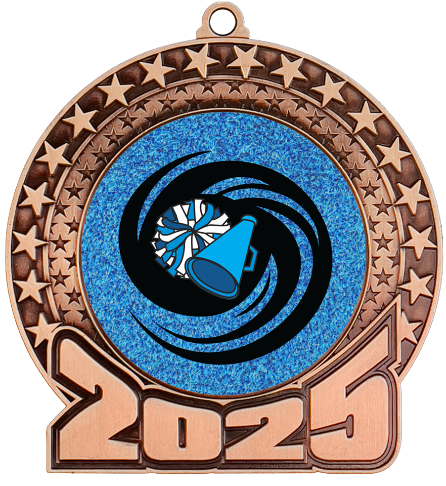 2025 Cheer Insert Medal