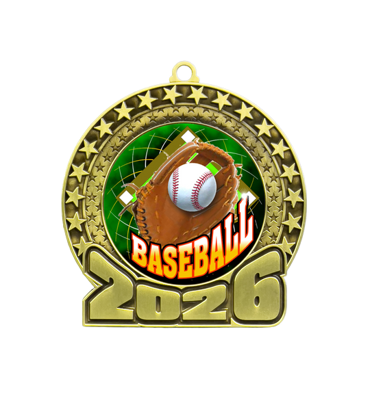 2026 Baseball Insert Medal