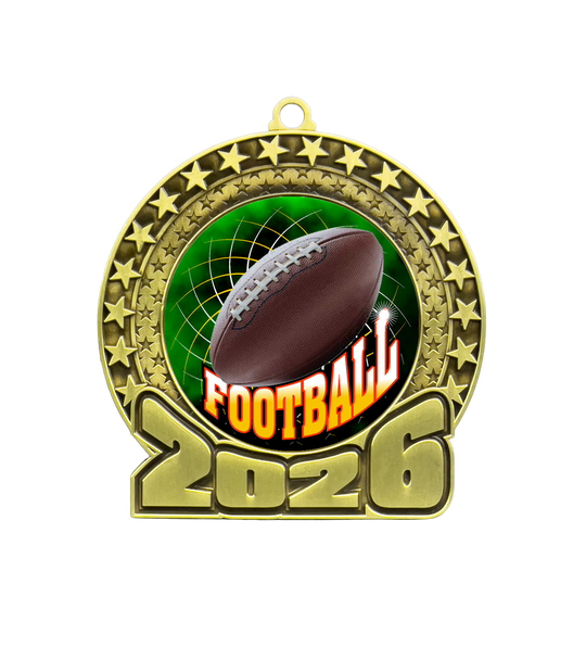 2026 Football Insert Medal