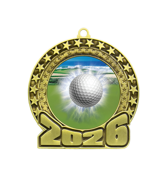 2026 Golf Insert Medal