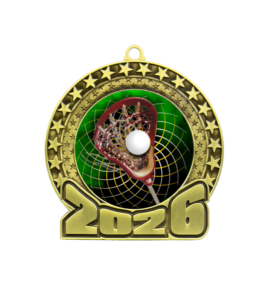 2026 Lacrosse Insert Medal