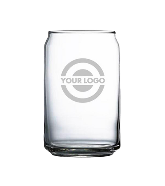 Custom Engraved Beer Can Pint Glass