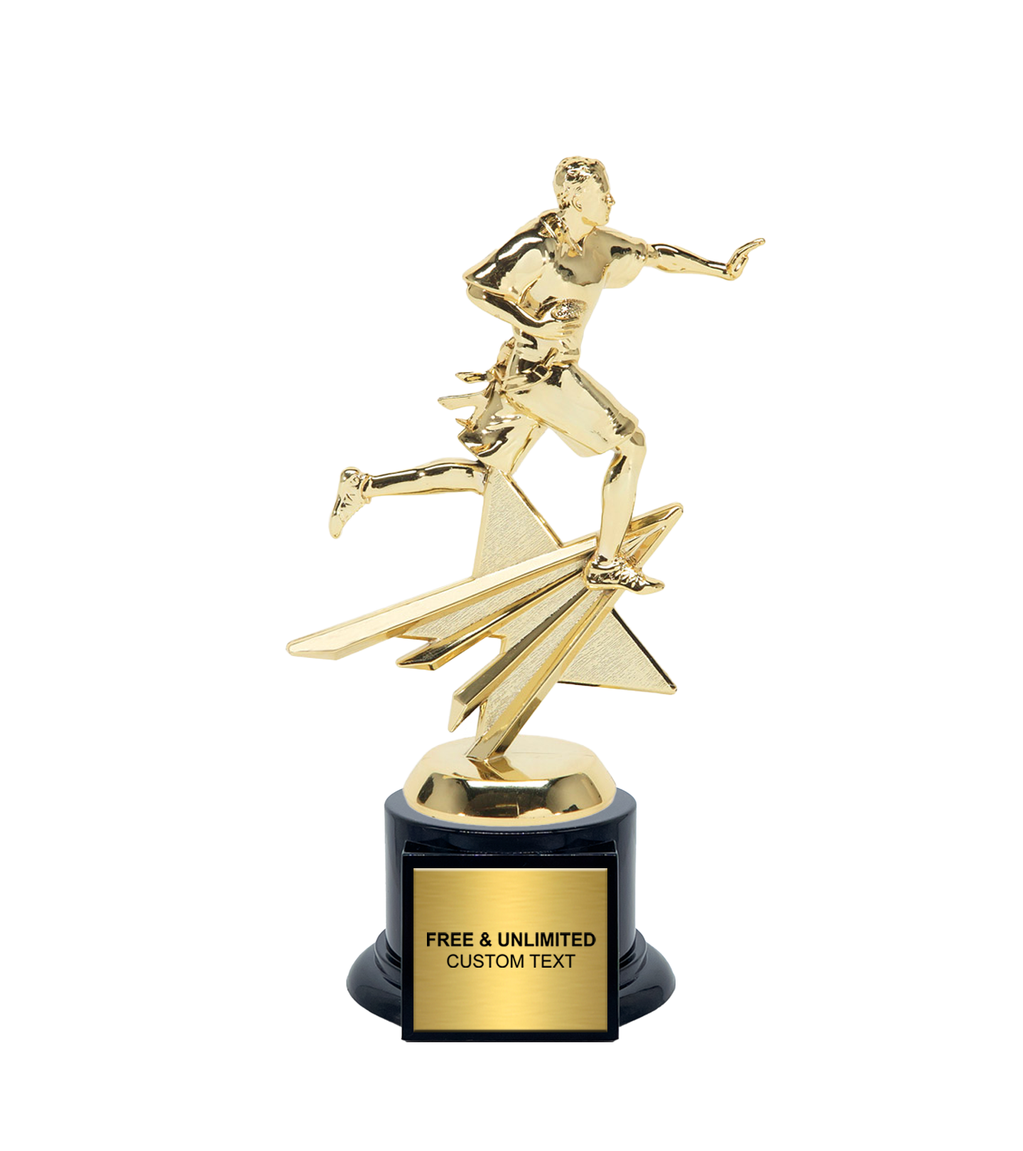 Shining Star Flag Football Trophy