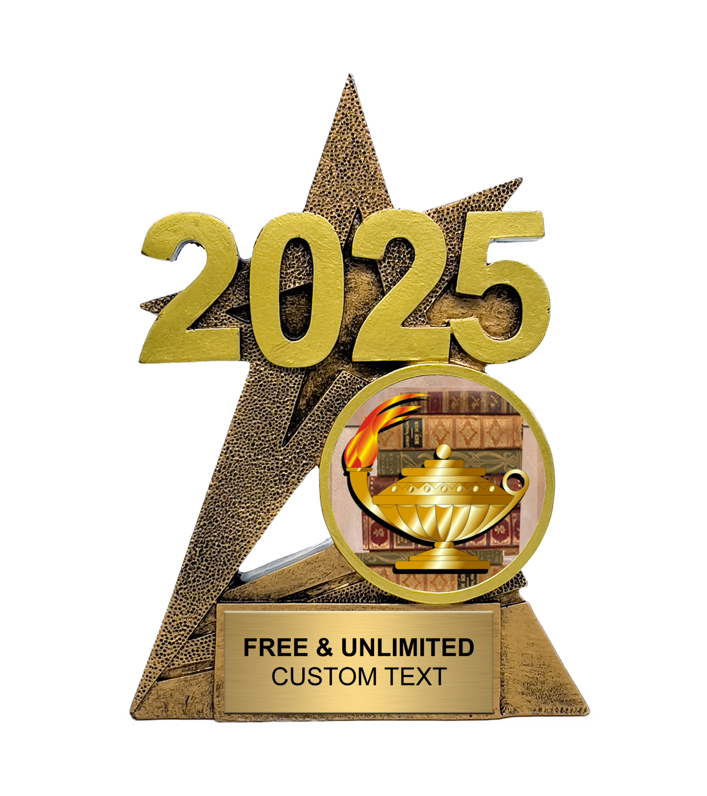 2025 Gold SuperStar Academic Insert Trophy