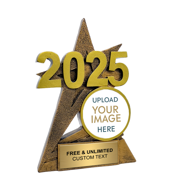 2025 Gold SuperStar Custom Insert Trophy