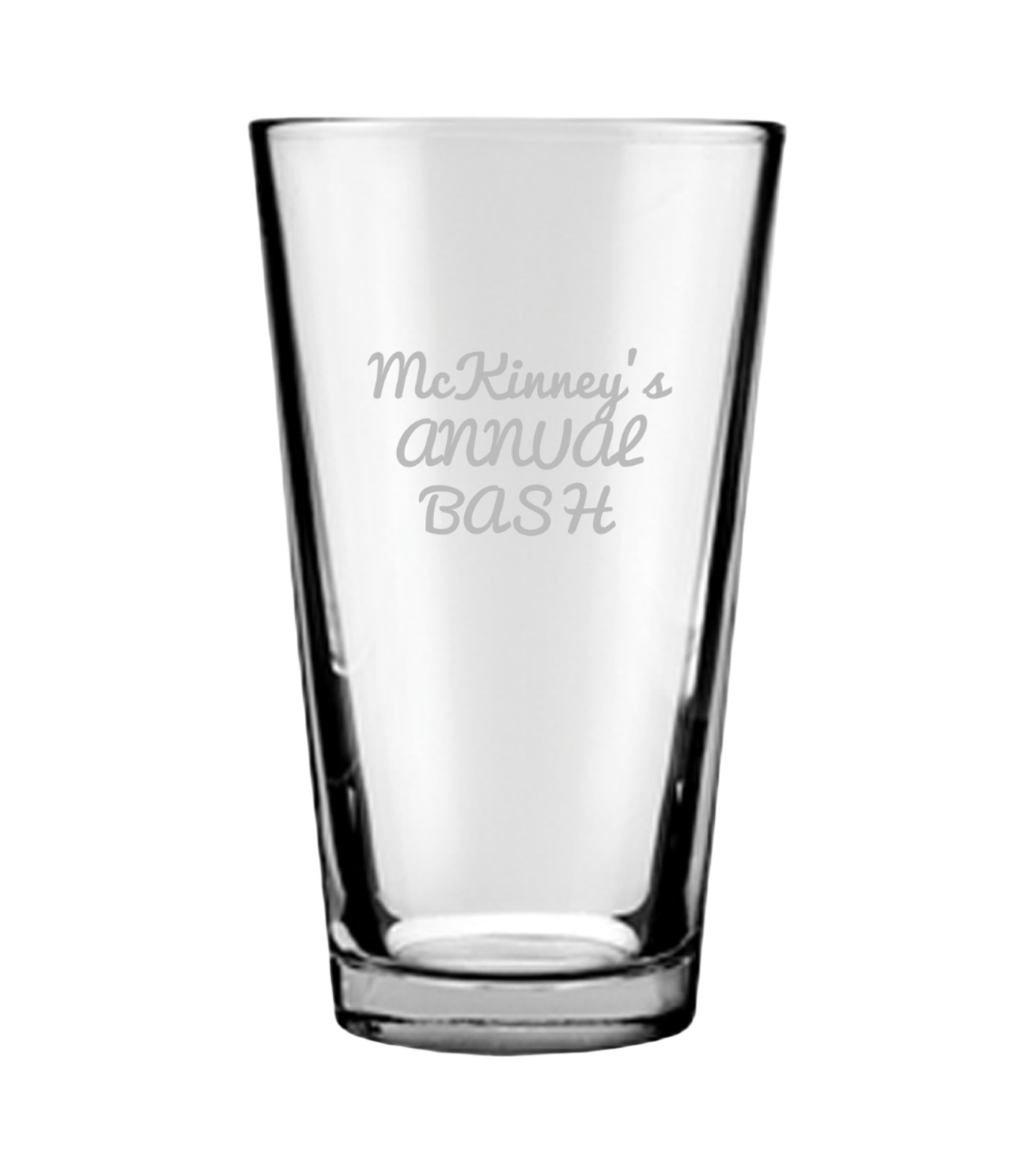 Engraved Pint Glass