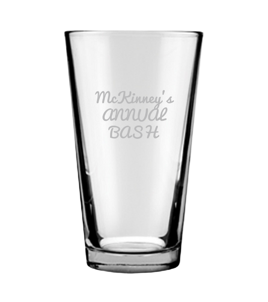 Personalized Pint Glass