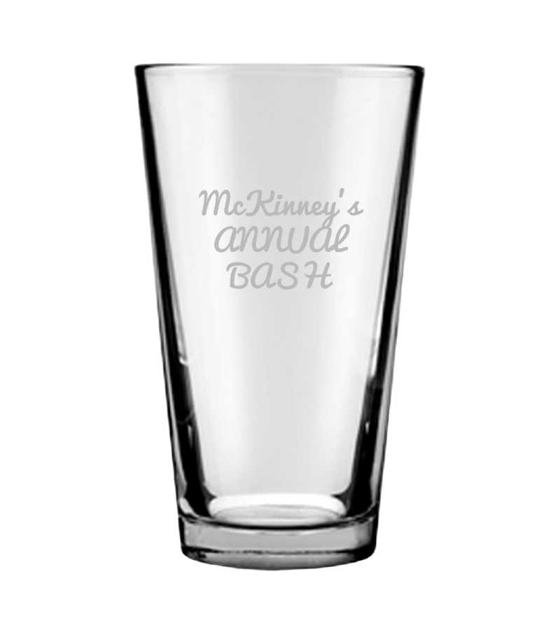 Personalized Pint Glass - No Minimum