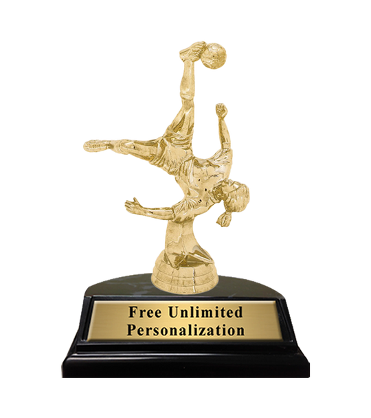 Standard Soccer Bicycle Kick Trophy
