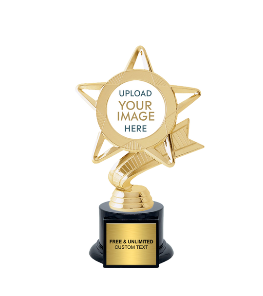 Legacy Ribbon Star Custom Insert Trophy