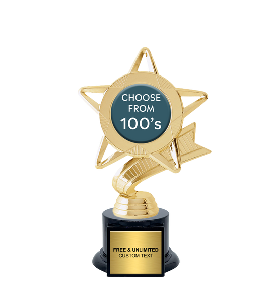 Legacy Ribbon Star Insert Trophy