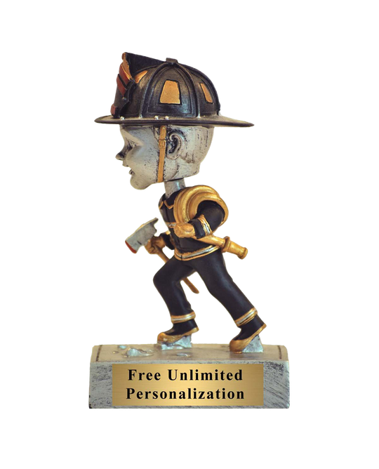 Fireman Bobblehead Trophy