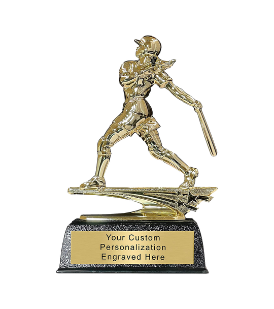 Gold Star Snap Softball Trophies