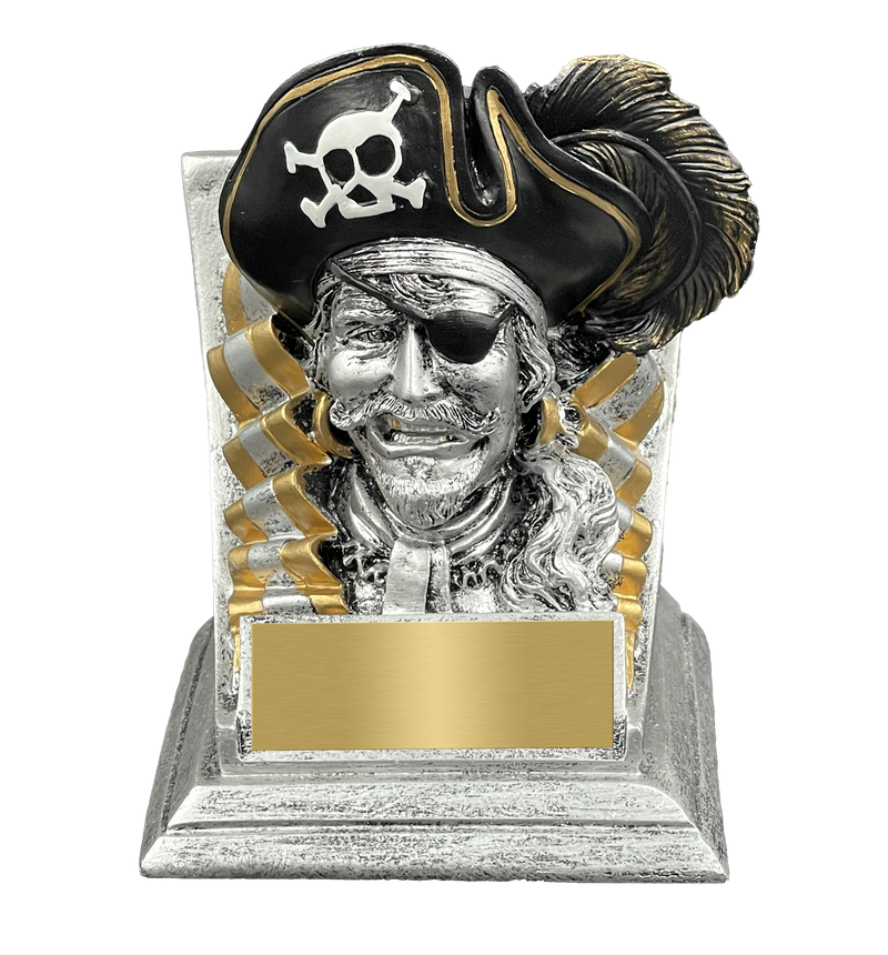 Pirate Spirit Mascot Trophy Front