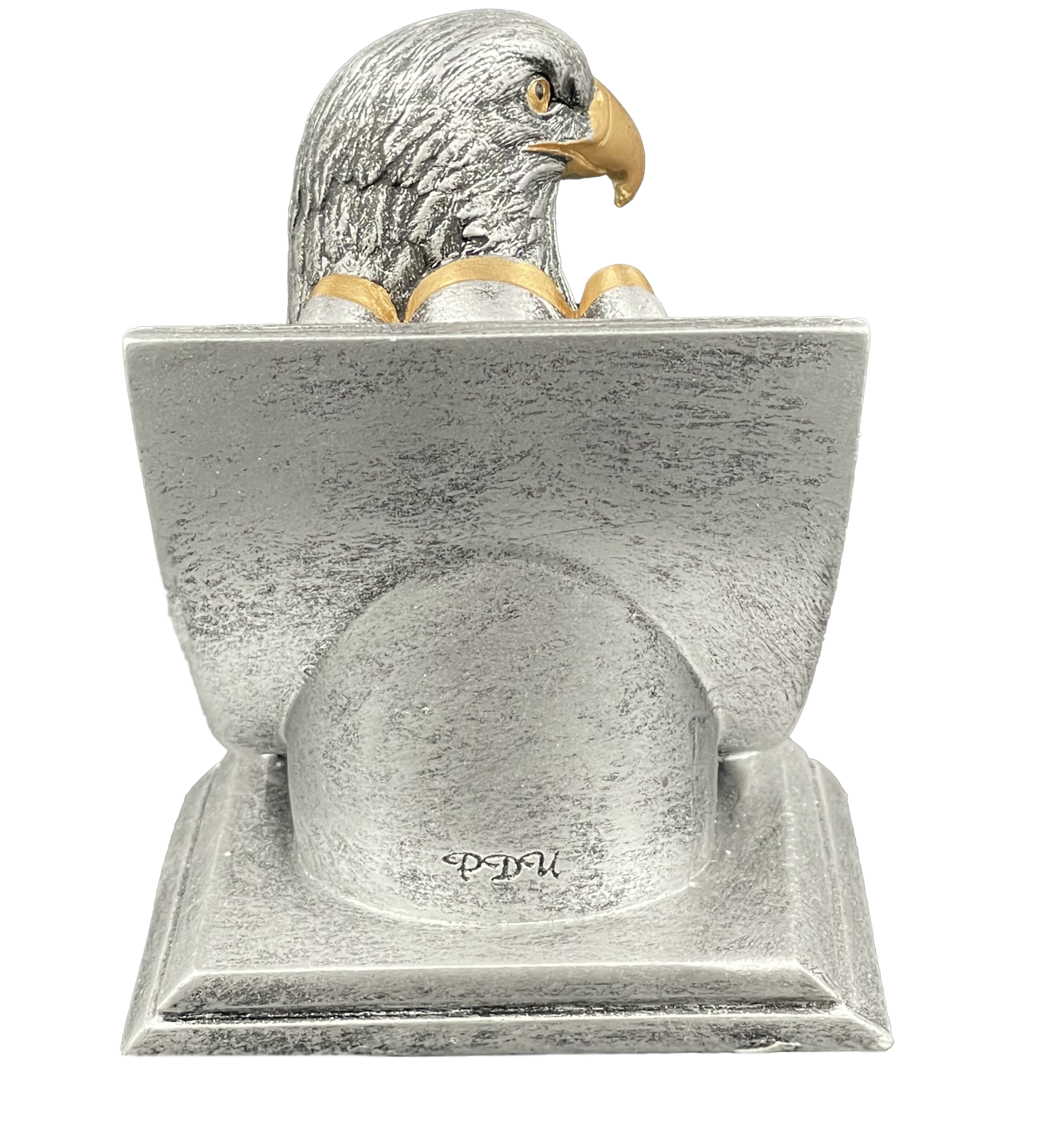 Eagle Spirit Mascot Trophy Rear